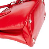 Prada Red Patent Leather Galleria Turnlock Handbag