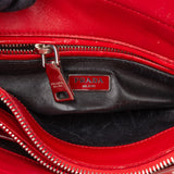 Prada Red Patent Leather Galleria Turnlock Handbag