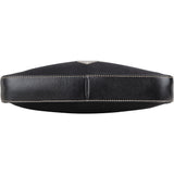 Prada Nylon Black Saffiano Leather Triangle Handbag