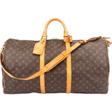 Louis Vuitton Canvas Monogram Keepall 60 Bandouliere