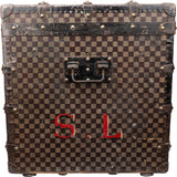 Louis Vuitton Damier Mark 2 c.1890s Courrier 100 Trunk Malle Koffer