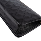 Chanel Quilted Lambskin 24K Gold Single Flap Crossbody Bag