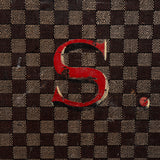 Louis Vuitton Damier Mark 2 c.1890s Courrier 100 Trunk Malle Koffer