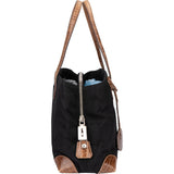 Prada Nylon Croco Optic Triangle Handbag
