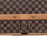 Louis Vuitton Damier Mark 2 c.1890s Courrier 100 Trunk Malle Koffer