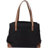 Prada Nylon Croco Optic Triangle Handbag