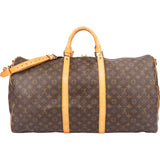Louis Vuitton Canvas Monogram Keepall 60 Bandouliere