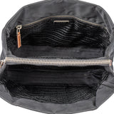 Prada Nylon Croco Optic Triangle Handbag
