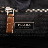 Prada Nylon Croco Optic Triangle Handbag