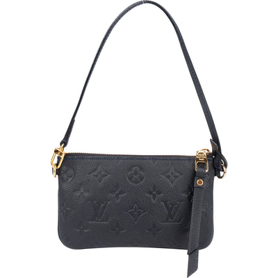 Louis Vuitton Bleu Empreinte Monogram Citadine Pochette Accessoire Handbag