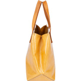 Louis Vuitton Yellow Vernis Monogram Reade PM Handbag