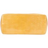 Louis Vuitton Yellow Vernis Monogram Reade PM Handbag