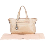 Miu Miu Leather Classic City Handbag