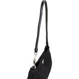 Prada Black Nylon Triangle Shoulder Bag