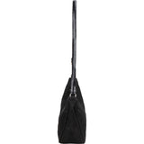 Prada Black Nylon Triangle Shoulder Bag