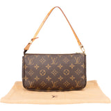 Louis Vuitton Canvas Monogram Pochette Accessoire Handbag
