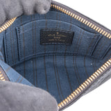 Louis Vuitton Bleu Empreinte Monogram Citadine Pochette Accessoire Handbag