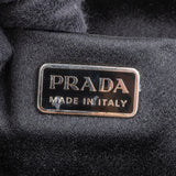 Prada Black Nylon Triangle Shoulder Bag