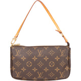 Louis Vuitton Canvas Monogram Pochette Accessoire Handbag