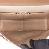 Chanel Quilted Lambskin Jumbo Double Flap Crossbody Bag