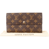 Louis Vuitton Canvas Monogram Sarah Wallet