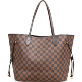 Louis Vuitton Monogram Damier Ebene Neverfull MM Shoulder Bag