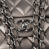 Chanel Quilted Lambskin Jumbo Double Flap Crossbody Bag