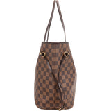Louis Vuitton Monogram Damier Ebene Neverfull MM Shoulder Bag