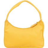 Prada Yellow Nylon Triangle Vintage Re-Edition Handbag