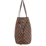 Louis Vuitton Monogram Damier Ebene Neverfull MM Shoulder Bag