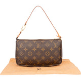 Louis Vuitton Canvas Monogram Pochette Accessoire Handbag