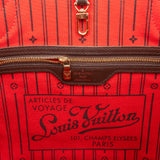 Louis Vuitton Monogram Damier Ebene Neverfull MM Shoulder Bag