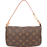 Louis Vuitton Canvas Monogram Pochette Accessoire Handbag