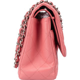 Chanel Quilted Lambskin Jumbo Double Flap Crossbody Bag