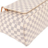 Louis Vuitton Damier Azur Monogram Neverfull MM Shopper Handbag