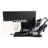 Chanel Patent Leather Transparent Pumps (34,5)