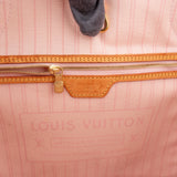 Louis Vuitton Damier Azur Monogram Neverfull MM Shopper Handbag
