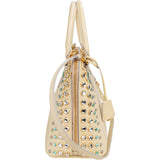 Prada Patent Leather Saffiano Crystal Vitello Handbag