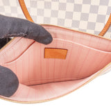 Louis Vuitton Damier Azur Monogram Neverfull MM Shopper Handbag