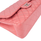Chanel Quilted Lambskin Jumbo Double Flap Crossbody Bag