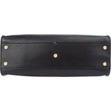 Fendi Black Leather Peekaboo Handbag