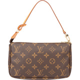 Louis Vuitton Canvas Monogram Pochette Accessoire Handbag