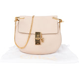 Chloé Beige Leather Drew Crossbody Bag