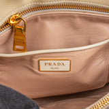 Prada Patent Leather Saffiano Crystal Vitello Handbag