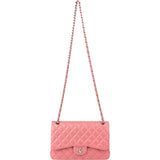 Chanel Quilted Lambskin Jumbo Double Flap Crossbody Bag