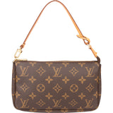 Louis Vuitton Canvas Monogram Pochette Accessoire Handbag