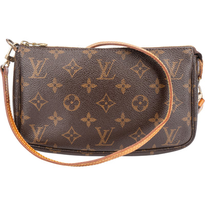 Louis Vuitton Canvas Monogram Pochette Accessoire Crossbody Bag