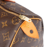 Louis Vuitton Canvas Monogram Speedy 35 Handbag