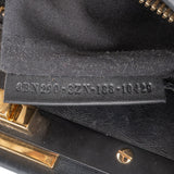 Fendi Black Leather Peekaboo Handbag