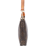 Louis Vuitton Canvas Monogram Pochette Accessoire Crossbody Bag